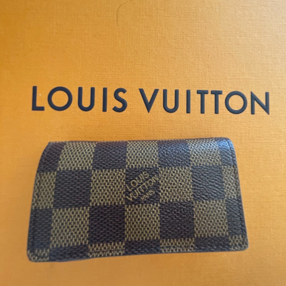 Louis Vuitton Damier Ebene key 🔑 holder billfold wallet